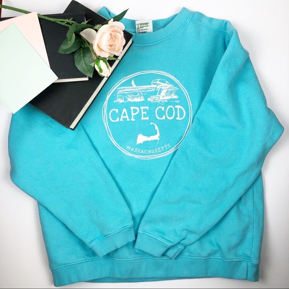 Comfort Colors Tops - Comfort Colors Cape Cod sweatshirt teal